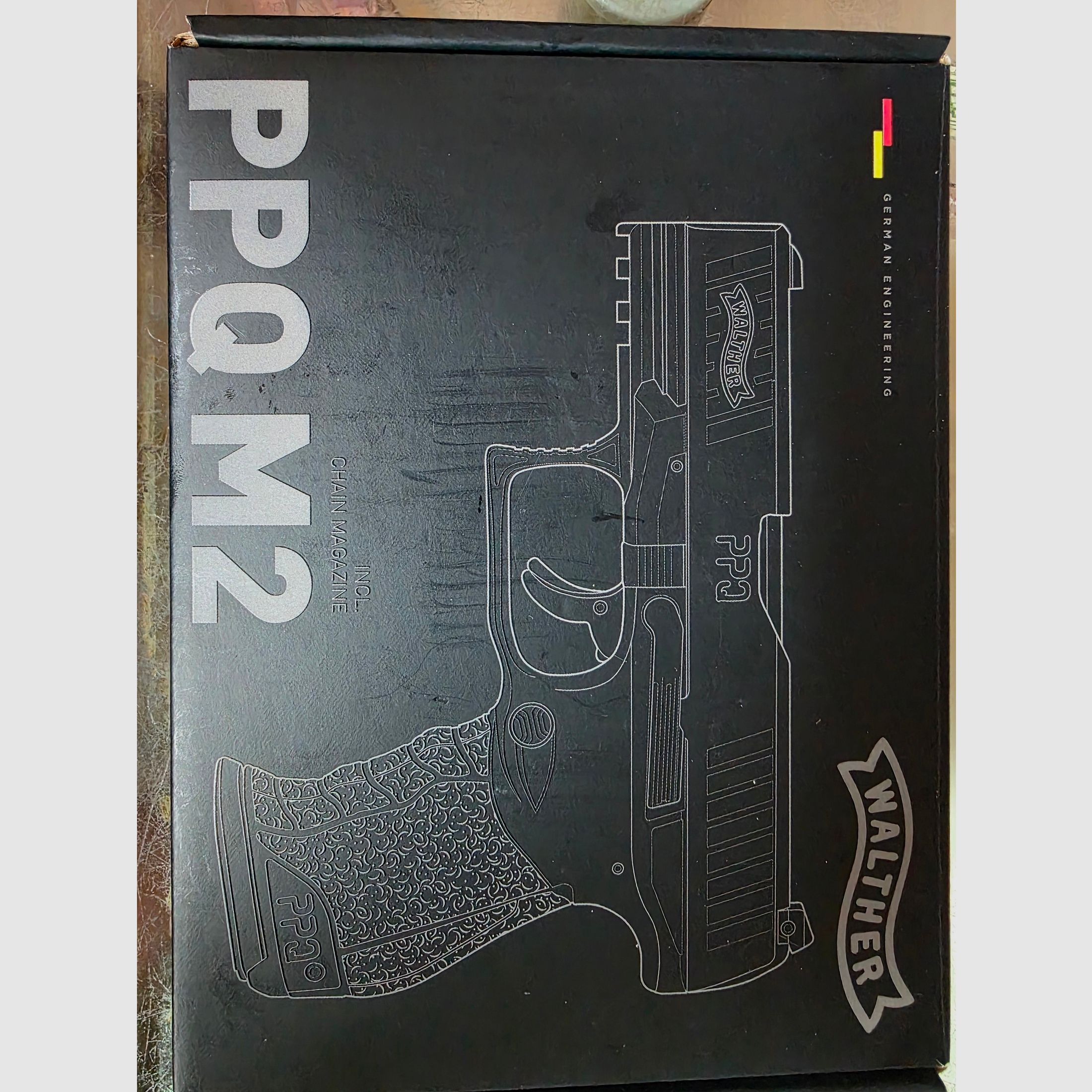 --- Walther PPQ M2, Co2 - 4.5mm Diabolo, 21 shot magazine ---