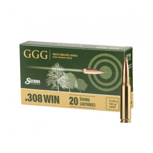 Amunicja GGG kal. 308Win HPBT GPX15 (175GRN) 11,3g NOSLER nr partii: 040-GGG-23
