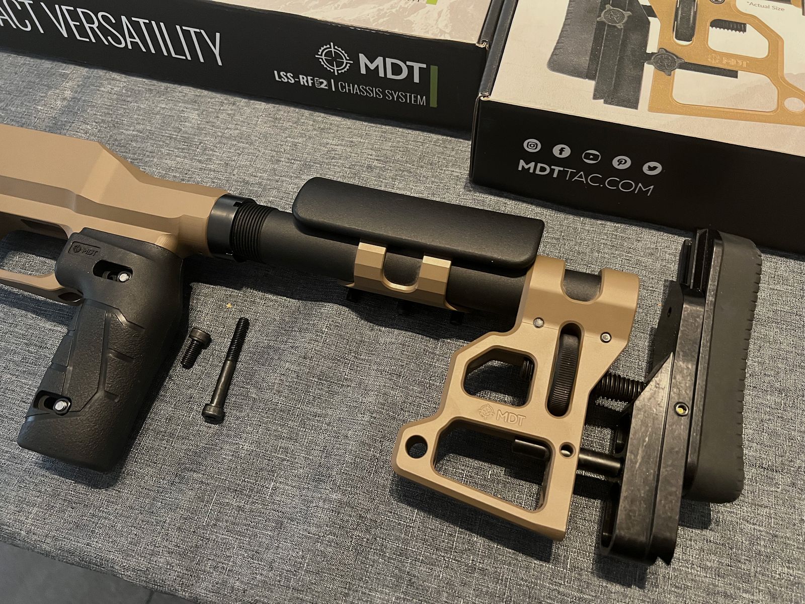 MDT stock system for Tikka T1X complete - as good as new!