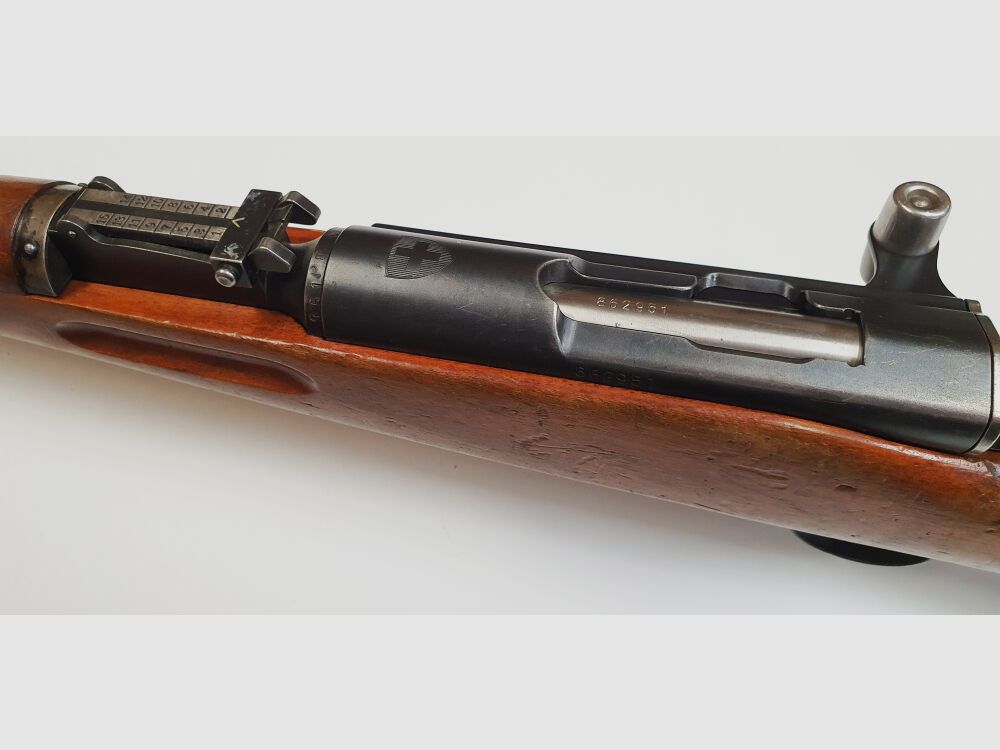 Waffenfabrik Bern Schweizer K31 Kaliber 7,5x55swiss komplett nummerngleich + Hämmerli