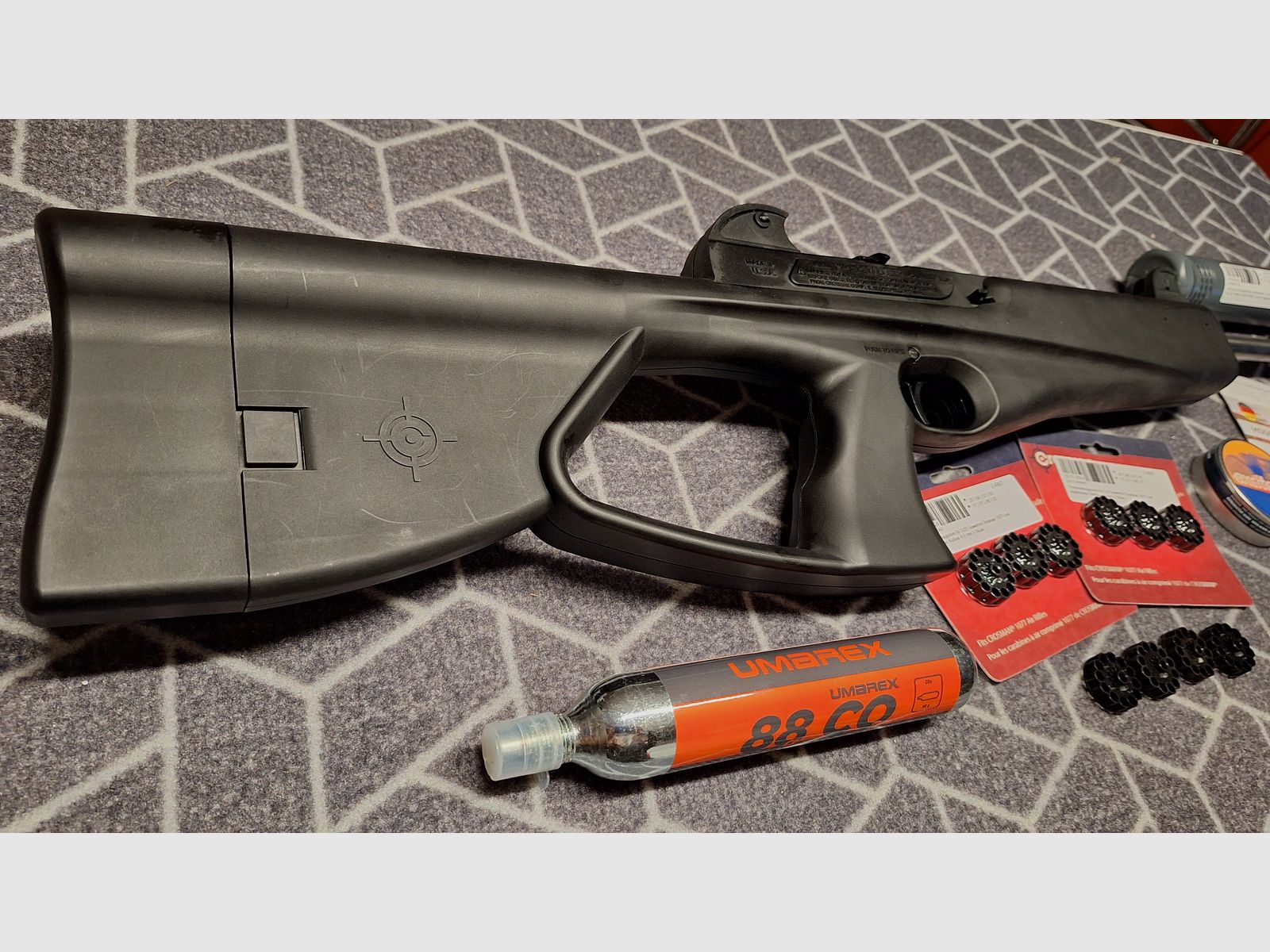 Crosman Nightstalker 4,5 Diabolo CO2 - RARITÉ! Silencieux + 10 chargeurs !