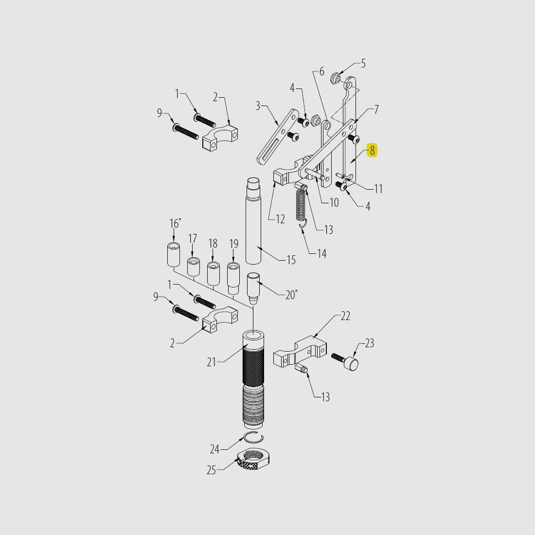 Hornady Measure Link für Pulverfüller Autopresse 1 Stück (398736)