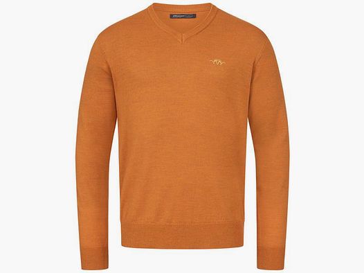 Blaser Merino V-Neck Sweater Rust