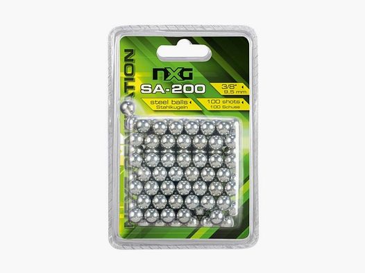 Pallini in acciaio NXG SA-200 cal. 38 x 100