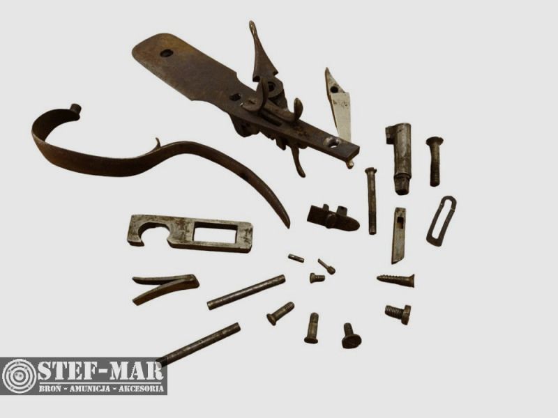 Parts for a side-by-side shotgun in 12/70 gauge [X1599], image 1 of 8