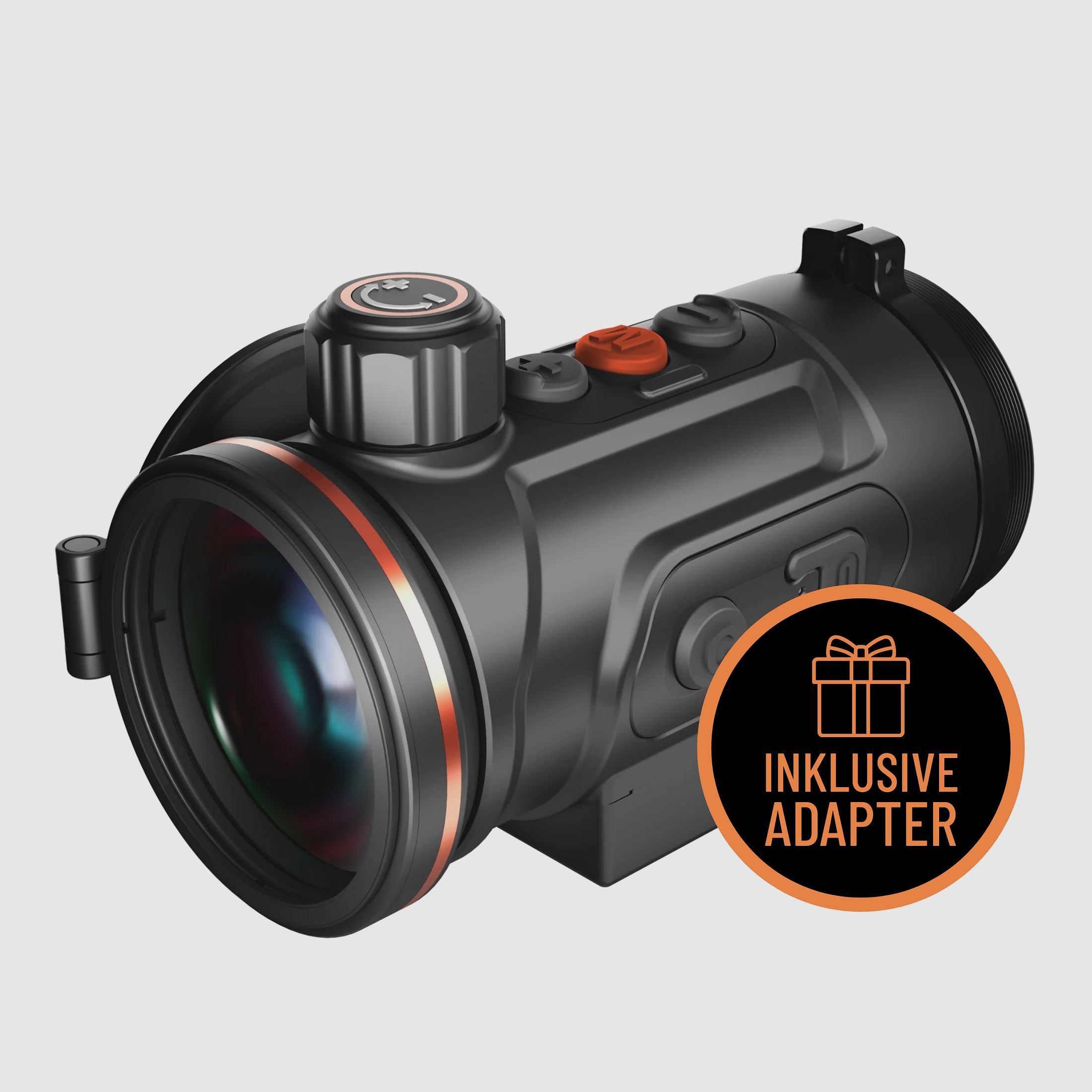 ThermTec Hunt 650 Pro paquete completo incluyendo adaptador - Adaptador: adaptador Rusan, tamaño de manguito de sujeción: 30ZM-3 - Leica Magnus 1-6,3x24i / Fortis 6 1-6x24i con riel
