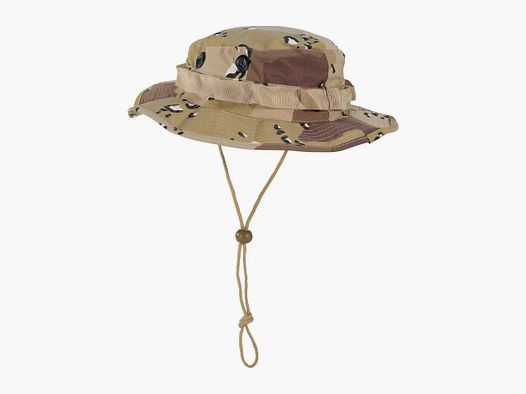 MFH MFH US GI Cappello Bush Con Cinturino - 6 Colori Deserto / S
