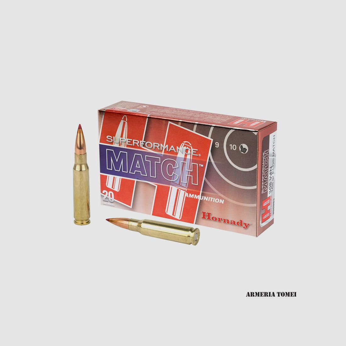 HORNADY – 308 WIN 168GR ELD® MATCH SUPERFORMANCE® MATCH