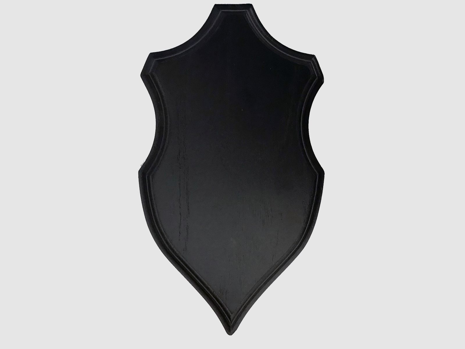 5etta escudo de trofeo ciervo roble oscuro 22x13 cm