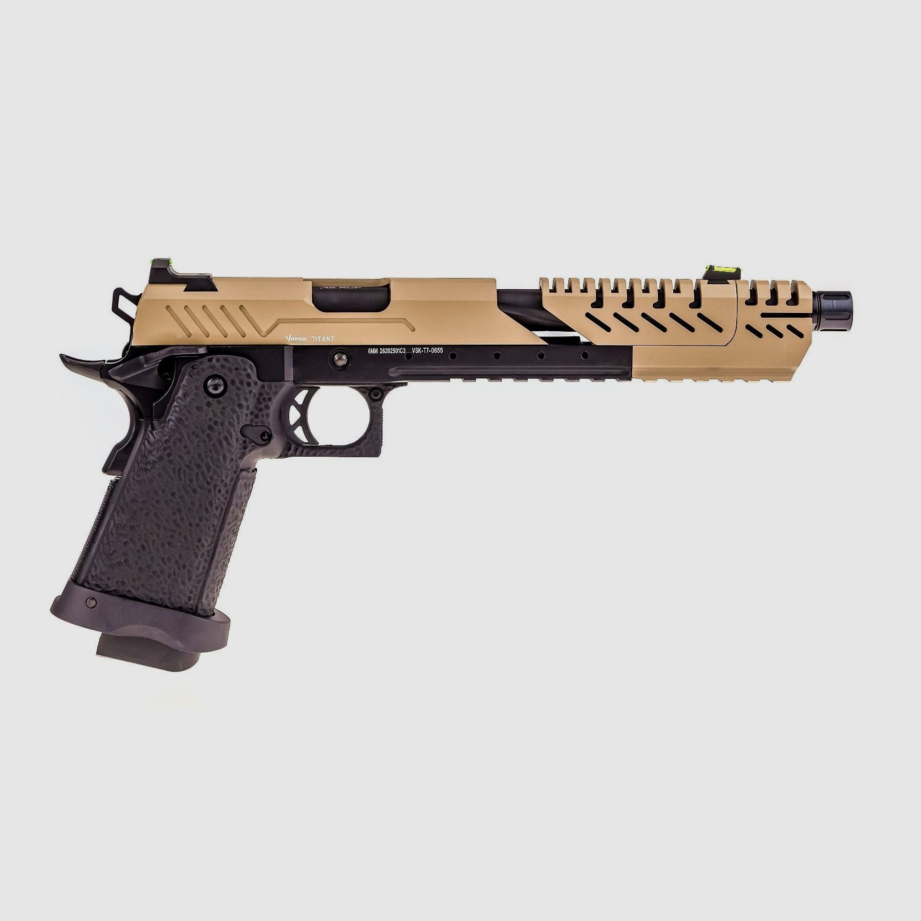 GBB GAZ HI-CAPA TITAN 7 SCHWARZ / TAN 1,0J, Bild 4 von 4