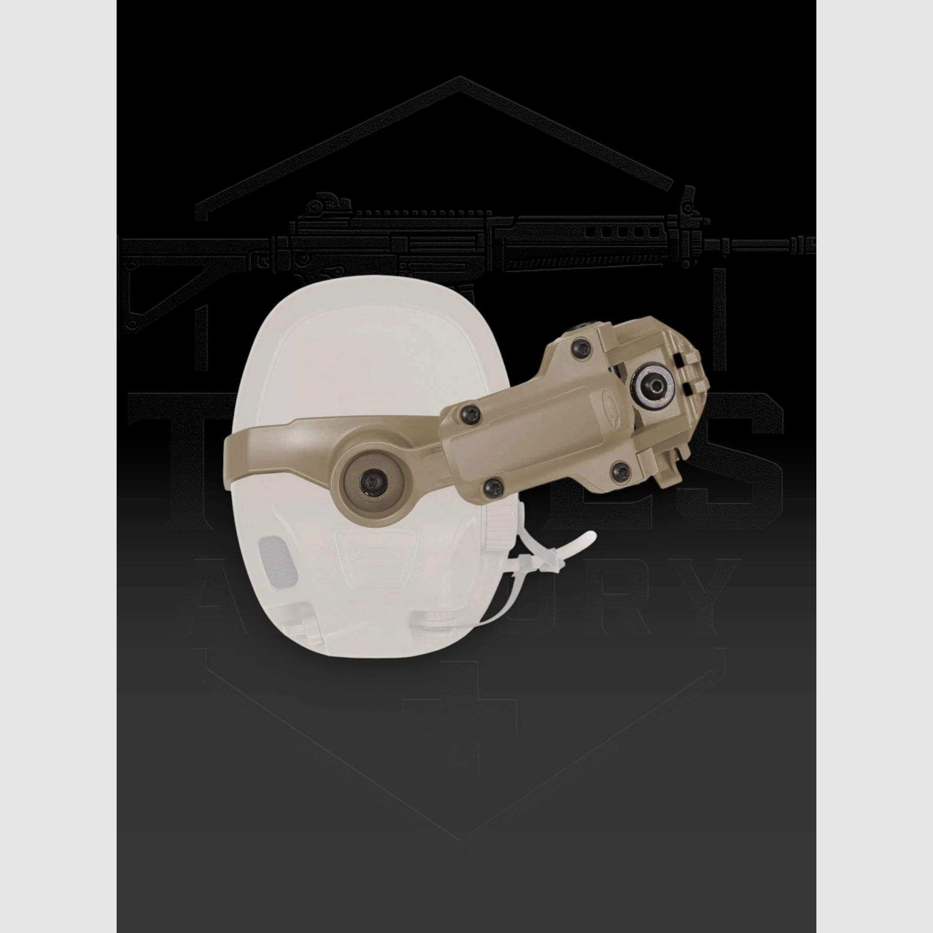 OPS-CORE, AMP Headset Helmet Rail Mount Kit, Vent Mod, immagine 2 di 2