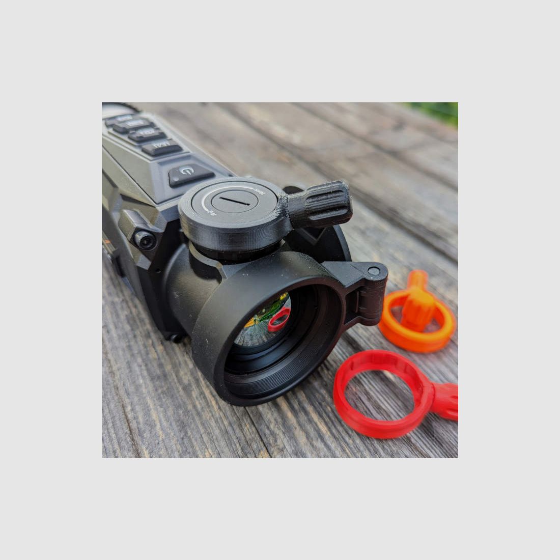 For Hikmicro Thunder 2.0 attachment devices: Quick adjustment lever for thermal imaging camera focus