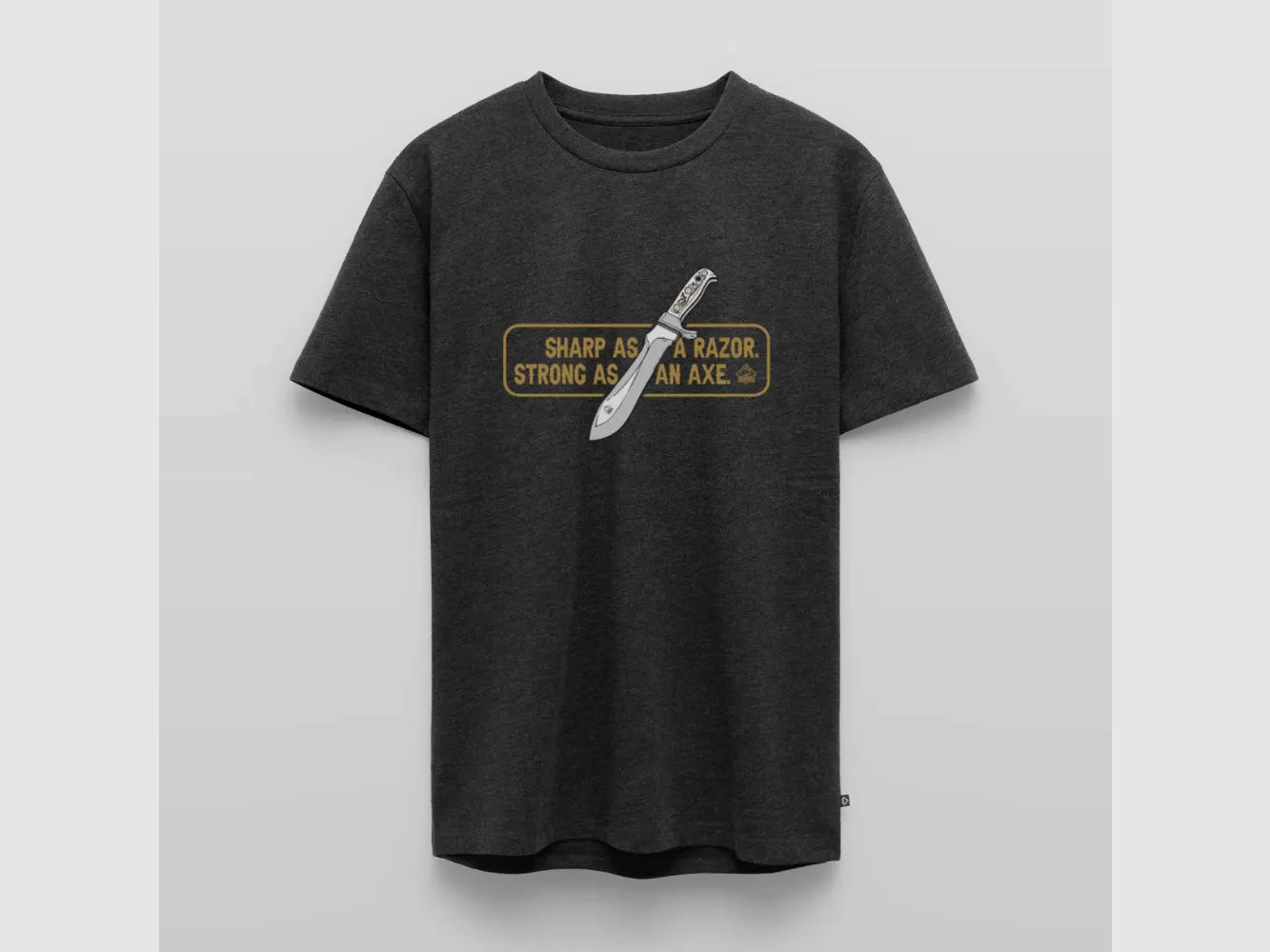 PUMA Męska Premium T-Shirt "White Hunter Sharp & Strong"