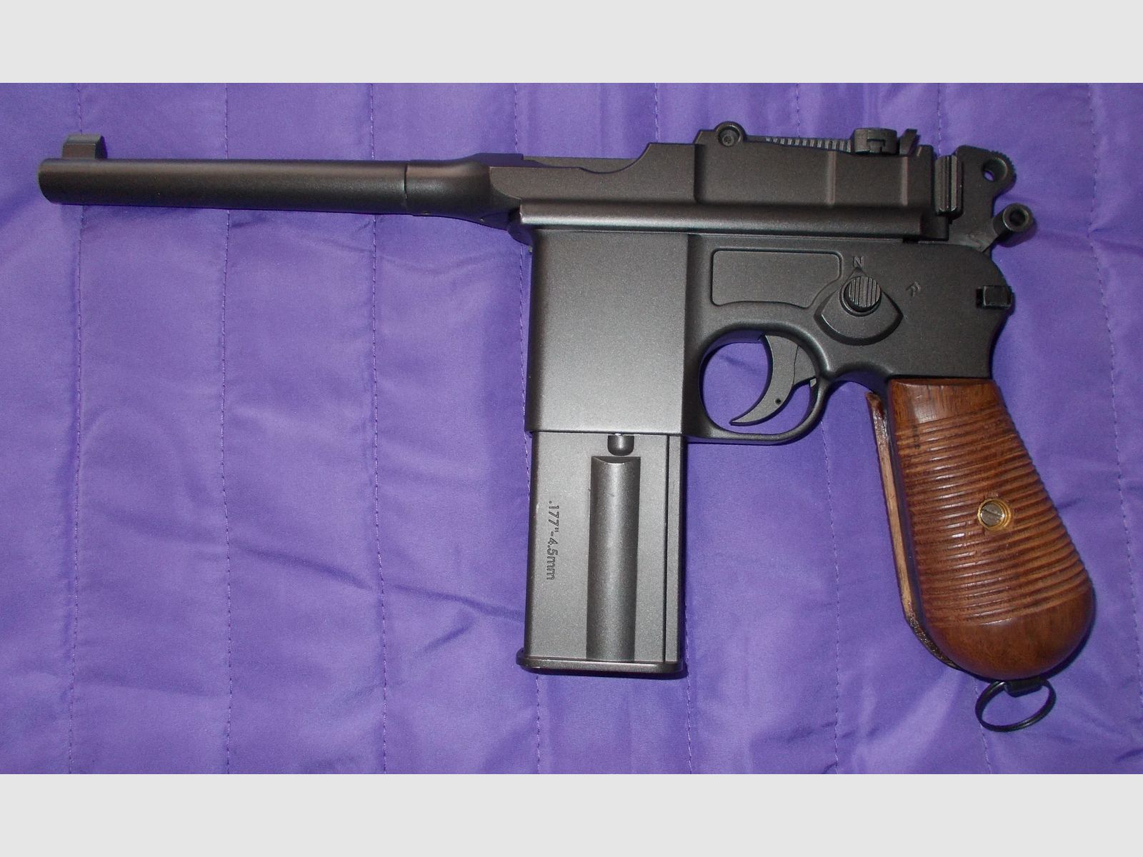 2x UmarexLegends C96 4.5mm BB CO2 Blowback with WOOD GRIPS