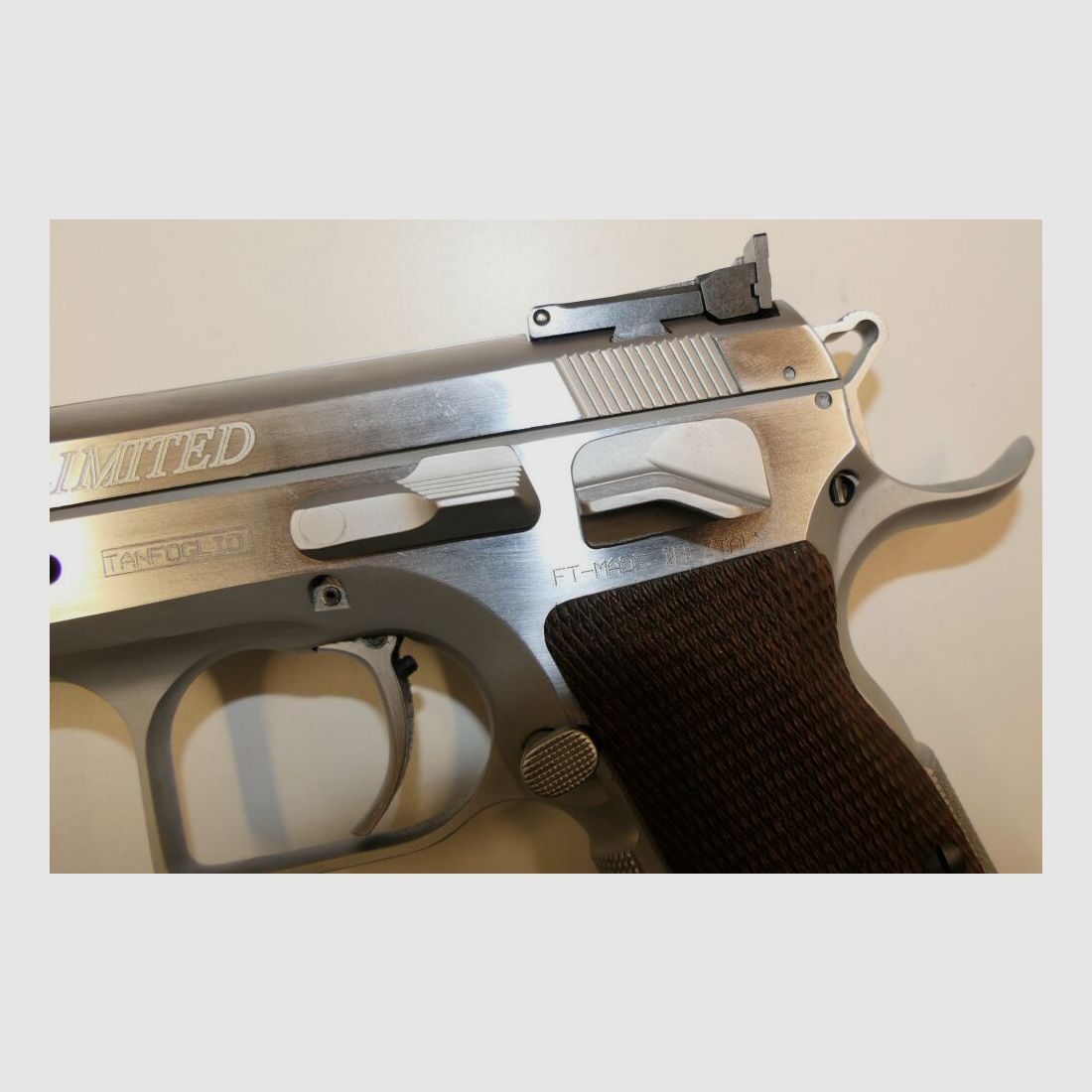 Tanfoglio Pistole, Tanfoglio Limited Custom, Gebraucht .45Auto, .45ACP mit Ersatzmagazin