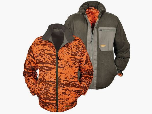 Hubertus Warn-Wende-Fleecejacke Drückjagd