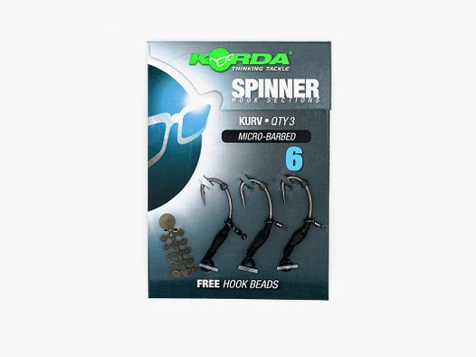 HAMEÇON KORDA SPINNER HOOK SECTIONS KURV