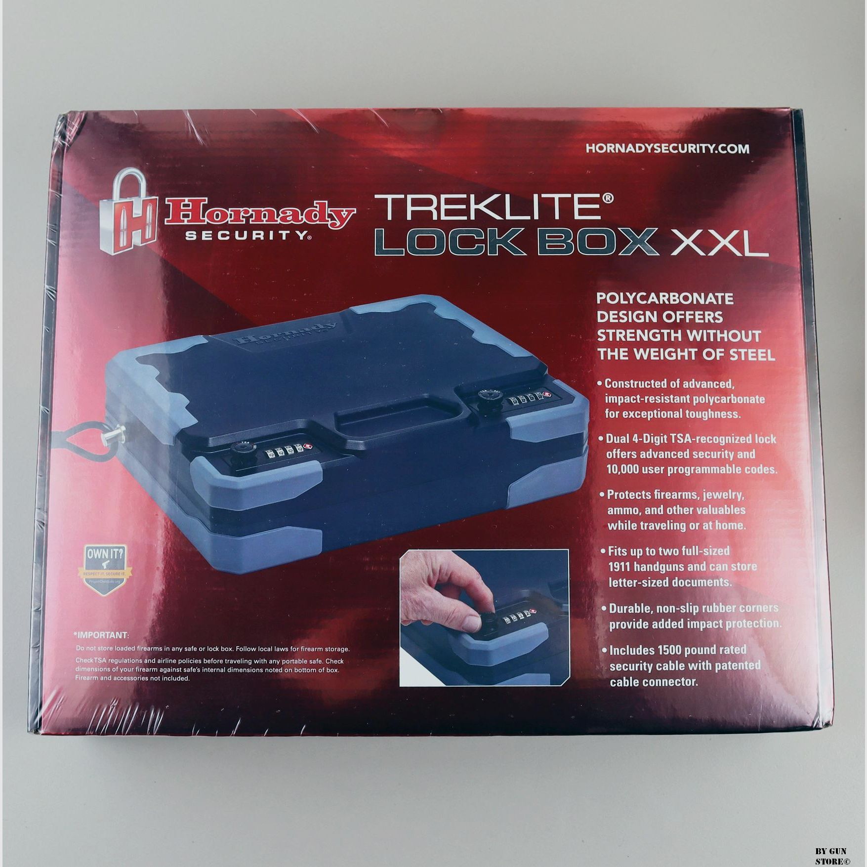 HORNADY CASSETTA SICUREZZA TREKLITE TSA -XXL, zdjęcie 1 z 2