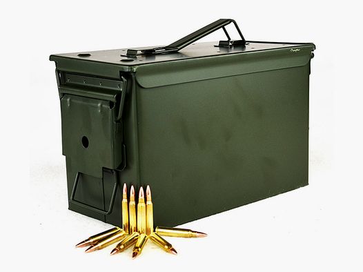 PPU Büchsenpatronen .223 Rem. 3,56g 55grs FMJ BT 1000 Stück lose in Military Kiste