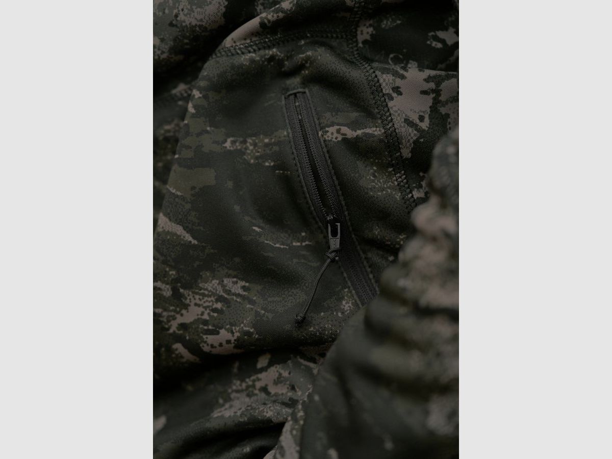 Härkila NOCTYX Camo Full Zip Fleece AXIS MSP®Black, billede 10 af 11