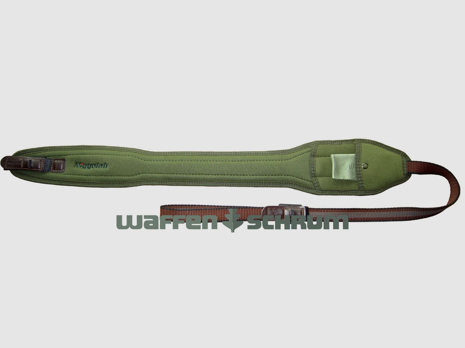 Sangle de fusil Niggeloh Speed Neoprene - Vert avec attache rapide