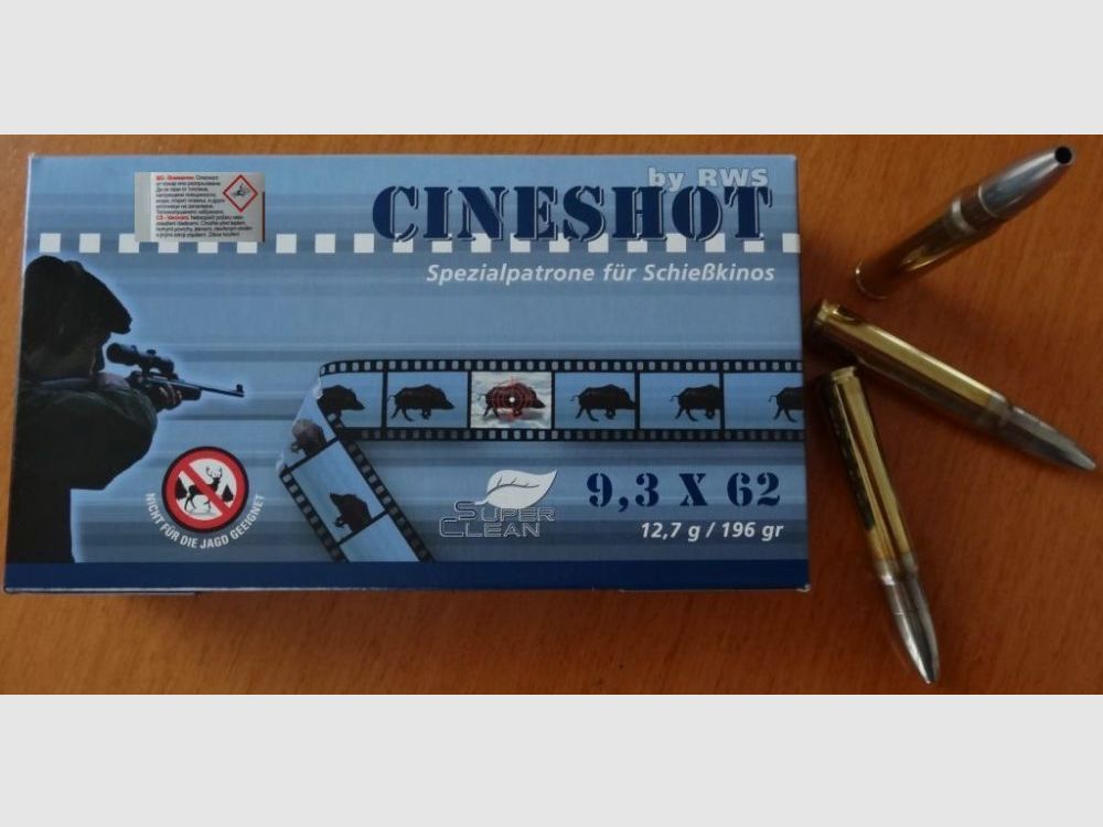 RWS Cineshot Patronen: 9,3x62, RWS Cineshot