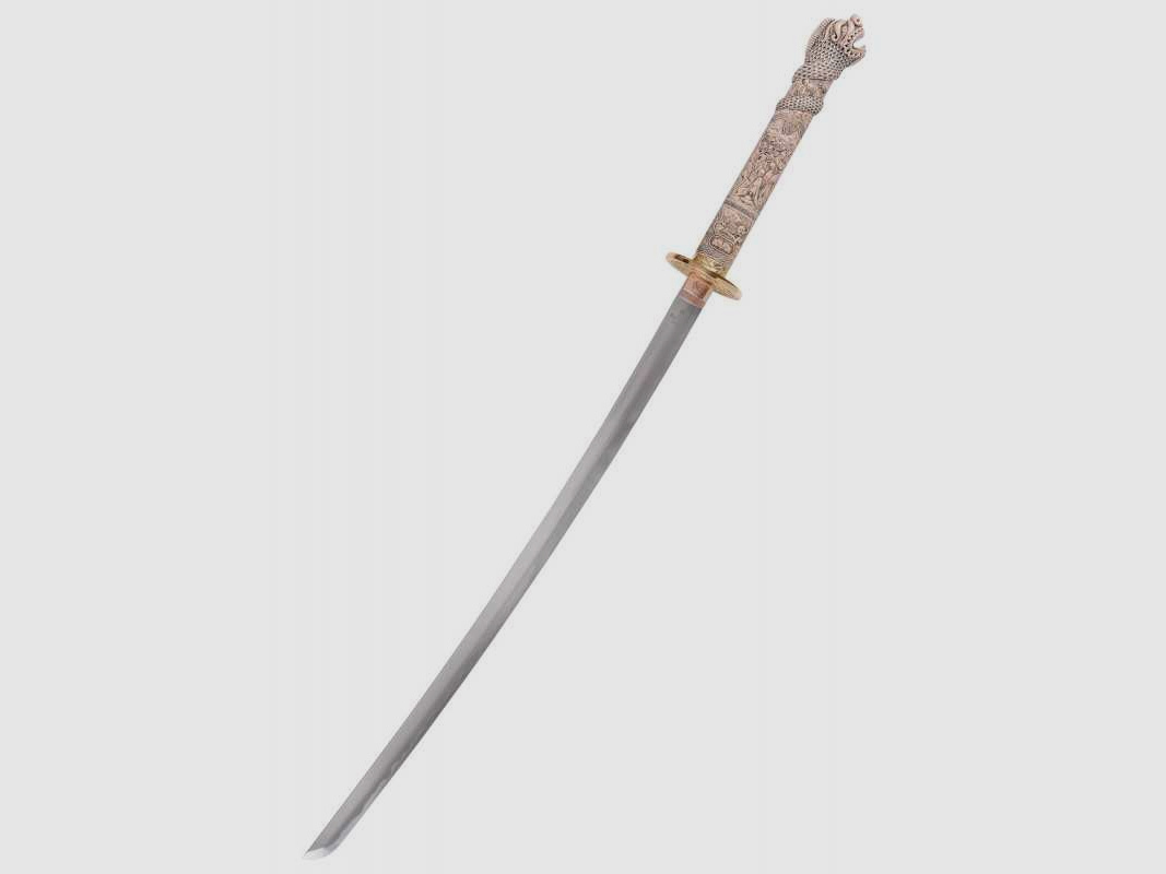 Lizensiertes Katana Schwert des Connor MacLeod aus dem Film Highlander, schwarz, Marto