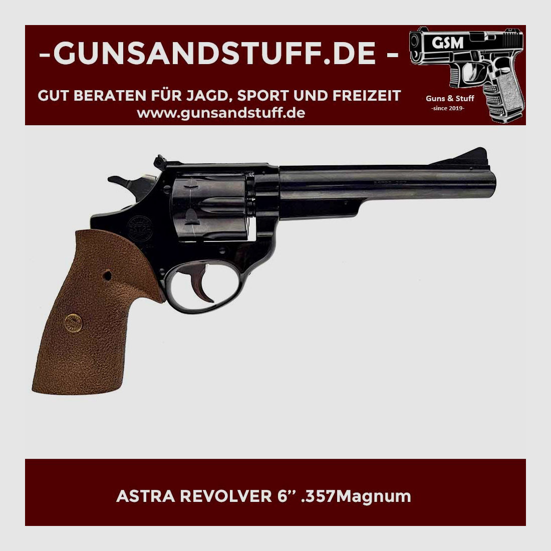 ASTRA Revolver 6” .357Magnum
