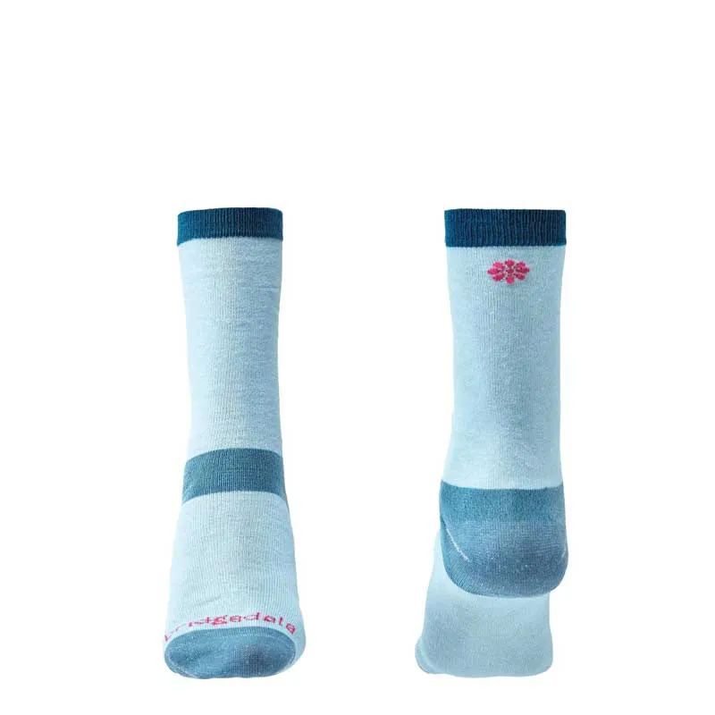 Women's thermal socks Bridgedale Liner Boot Coolmax (2 pairs) sky, image 4 of 5