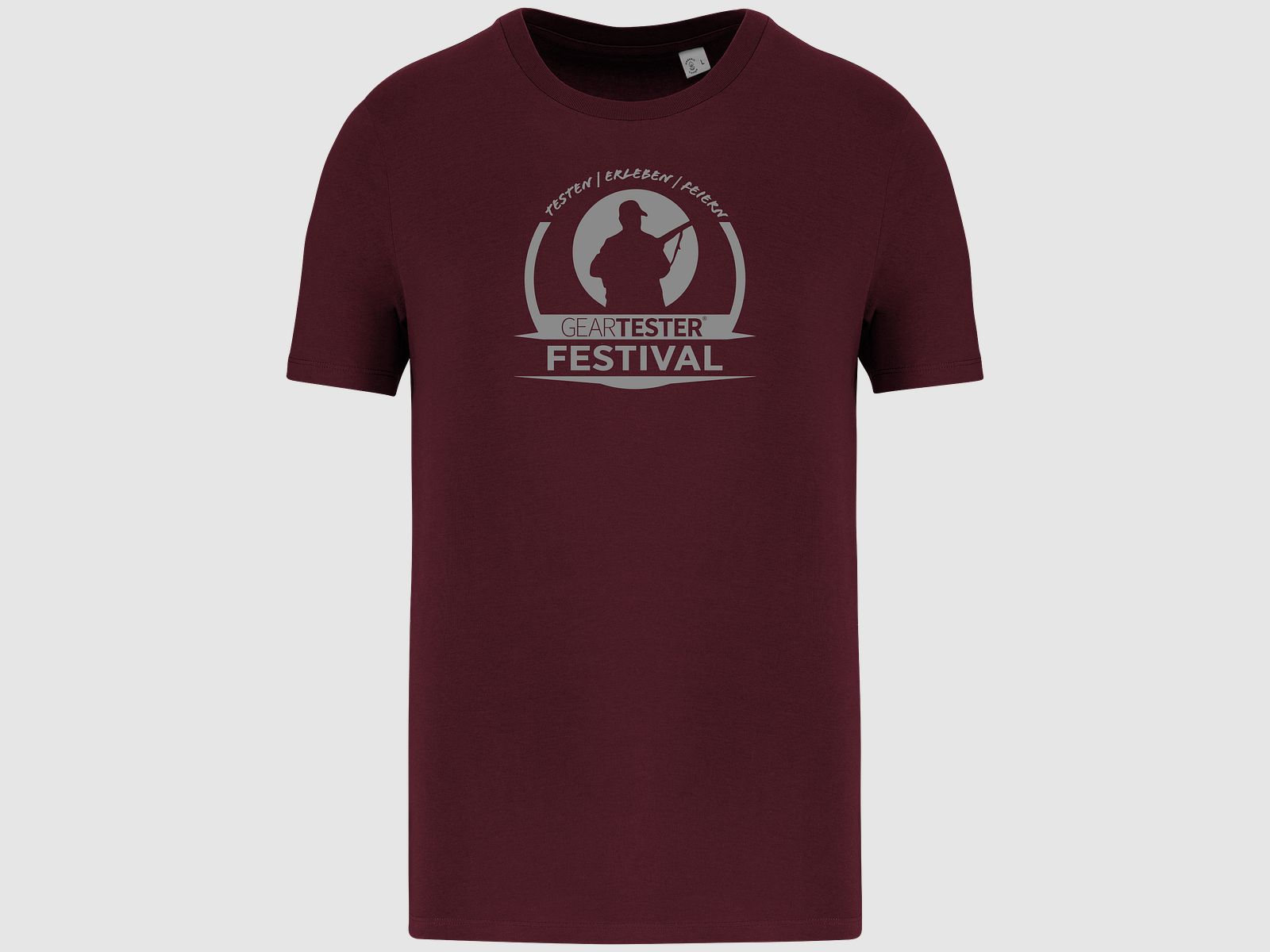 Geartester Festival Bio T-Shirt, großes Logo