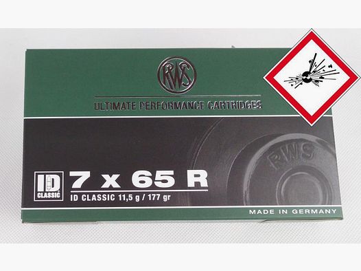 RWS ID Klasyczna amunicja myśliwska kal. 7X65 R 177grs