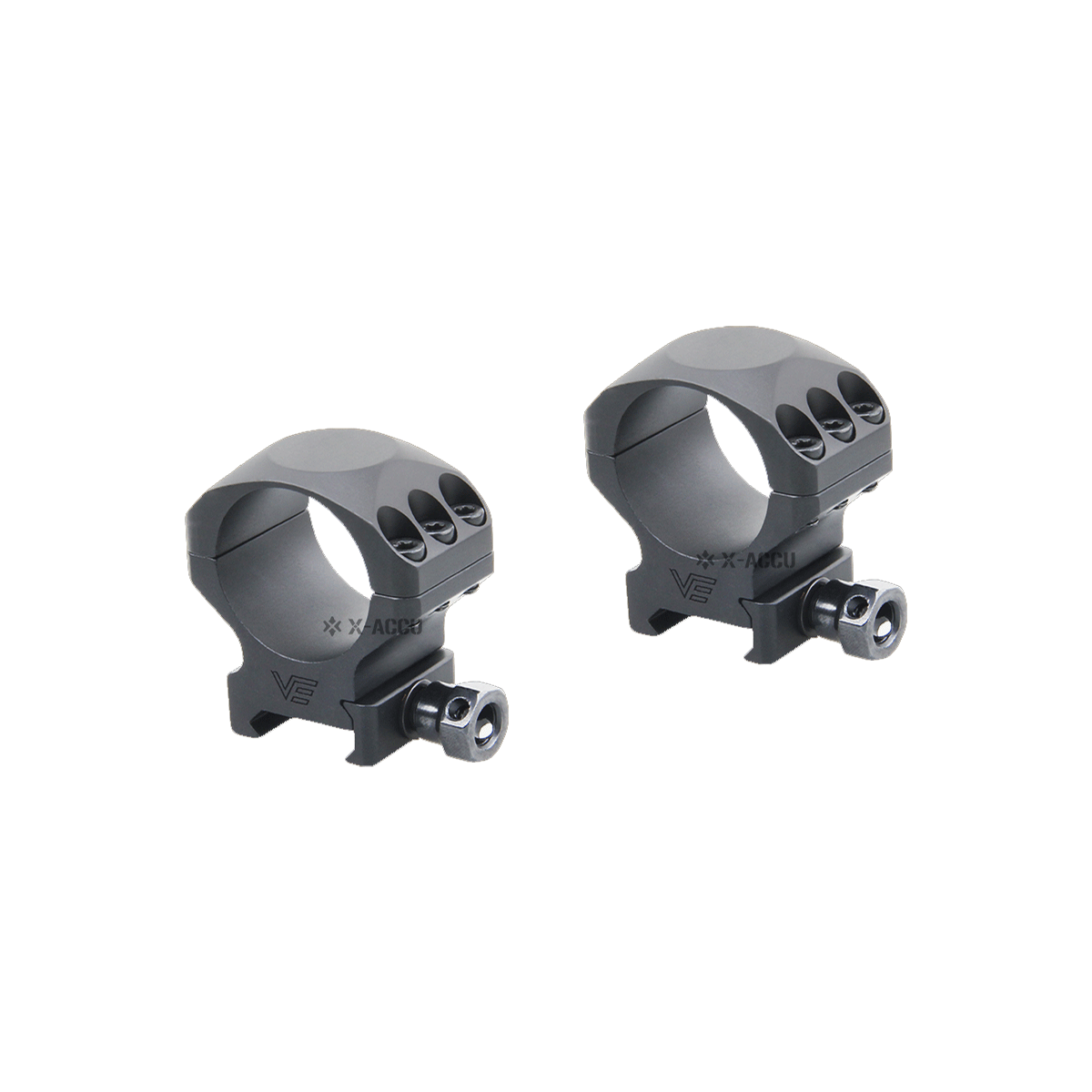 Ring set Vector 30 mm X-Accu 1" Picatinny rail, image 1 of 9