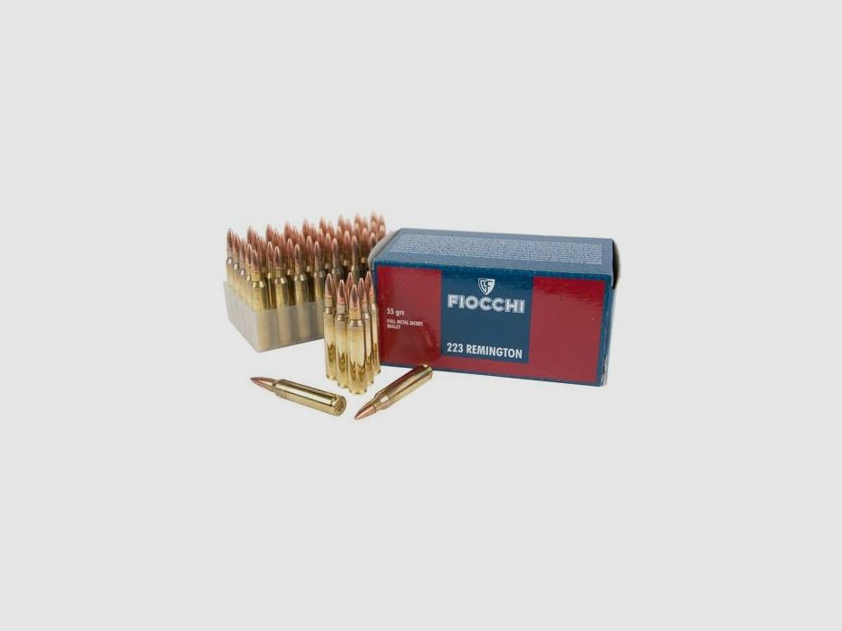 Fiocchi FMJ ammunition .223 Rem 62gr, image 1 of 2