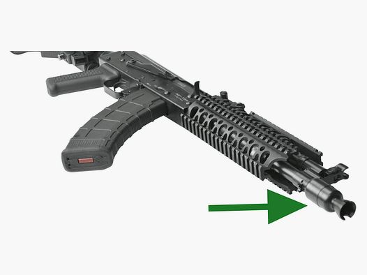 S.U.C.H.E - 24x1,5 mm SDM AK-104 tłumik płomieni / wzmacniacz odrzutu / Flash Hider