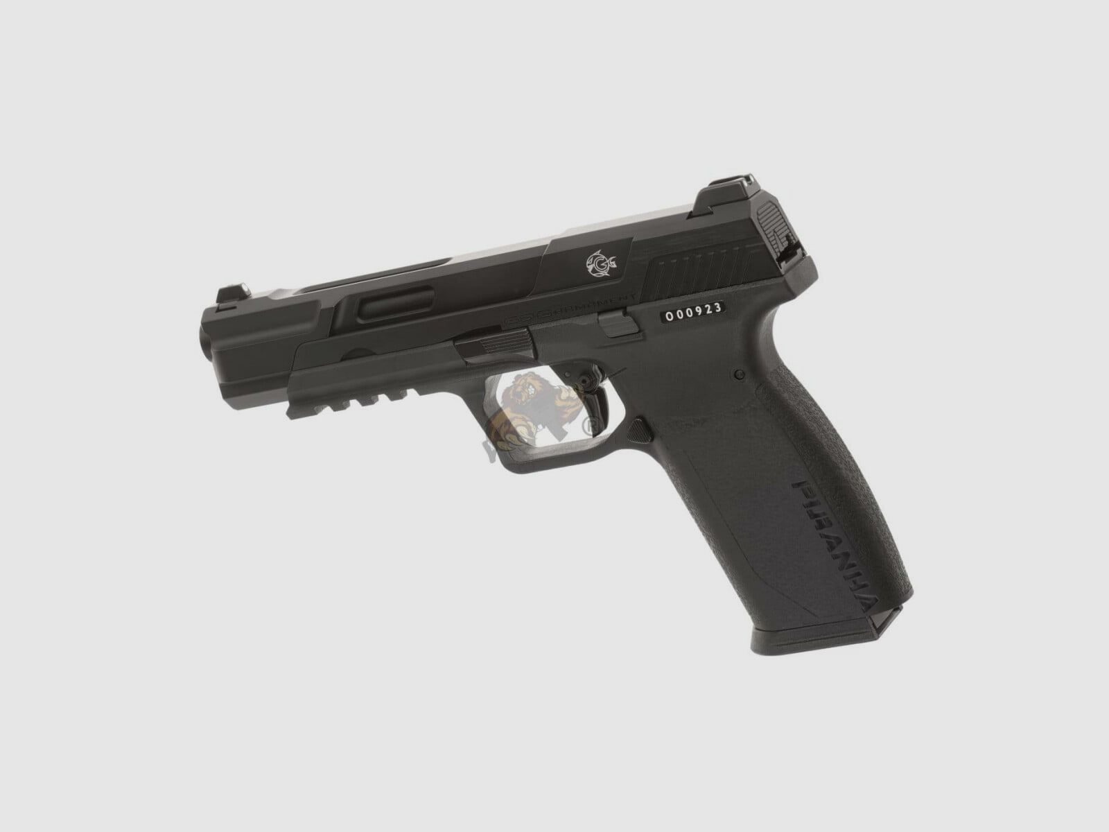 G&G Piranha Mk I GBB Airsoft Pistole in schwarz -F-