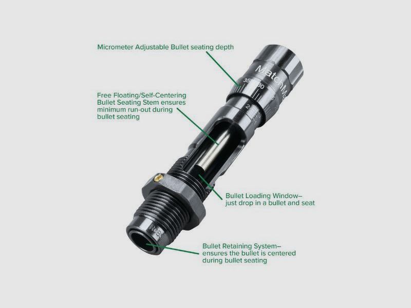 RCBS Matchmaster Seating Die 6.5 Creedmoor #32940