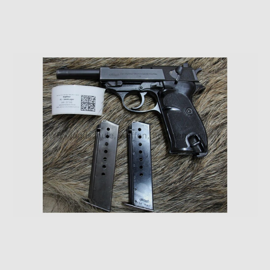 Walther P38 mit Original-Karton und 2 Magazinen 9mmLuger