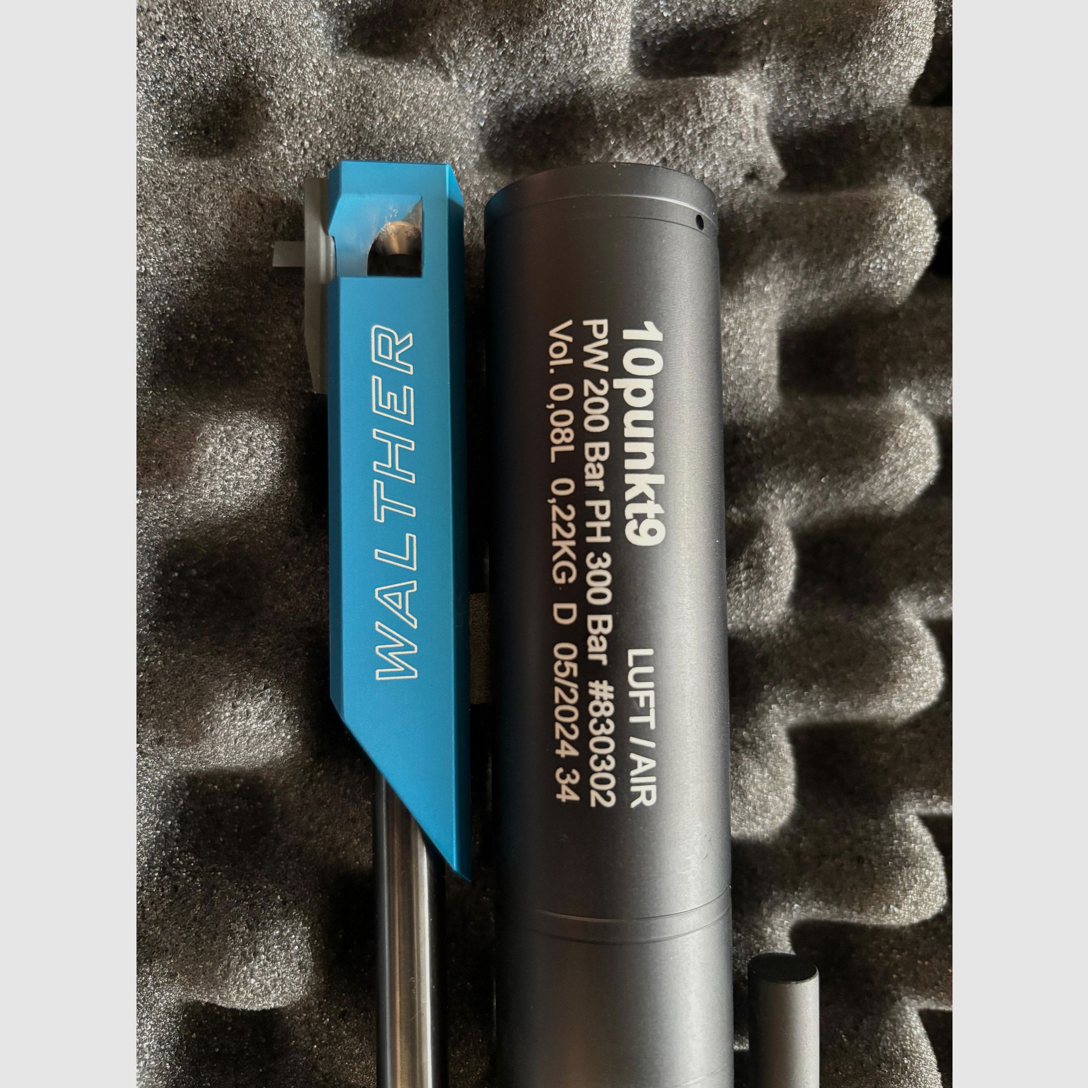 Walther LP 300 Luftpistole (Luft entweicht am Druckminderer)