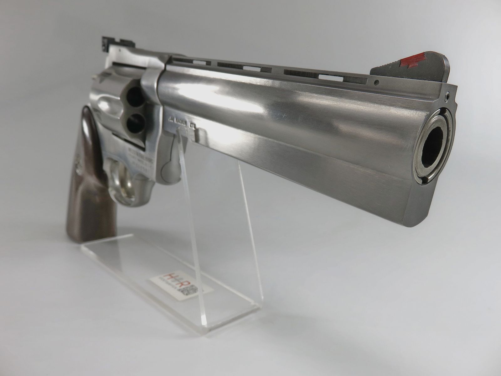 Revolver Dan Wesson Model 44, 6 Zoll UND 10 Zoll Austauschläufe, Kaliber .44 Magnum, Stainless, Target-Ausführung, Top-Zustand