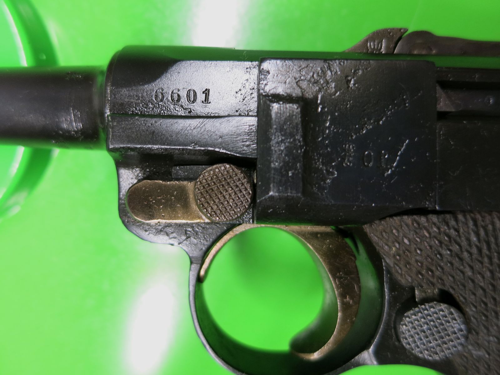 Pistola Parabellum, Pistola Luger 08, calibro 9 mm Parabellum, Erfurt 1916      #94, immagine 11 di 13