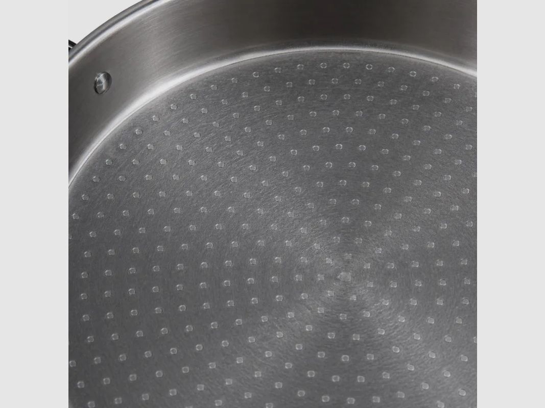Flat paella pan for direct flame, polished steel, Ø60cm, 12-20 people., image 2 of 6