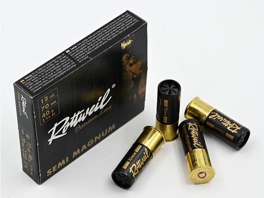 Rottweil 12/70 Semi Magnum, cartouche à plomb n° 2 / 3.7mm, 40 g, 10 pcs.