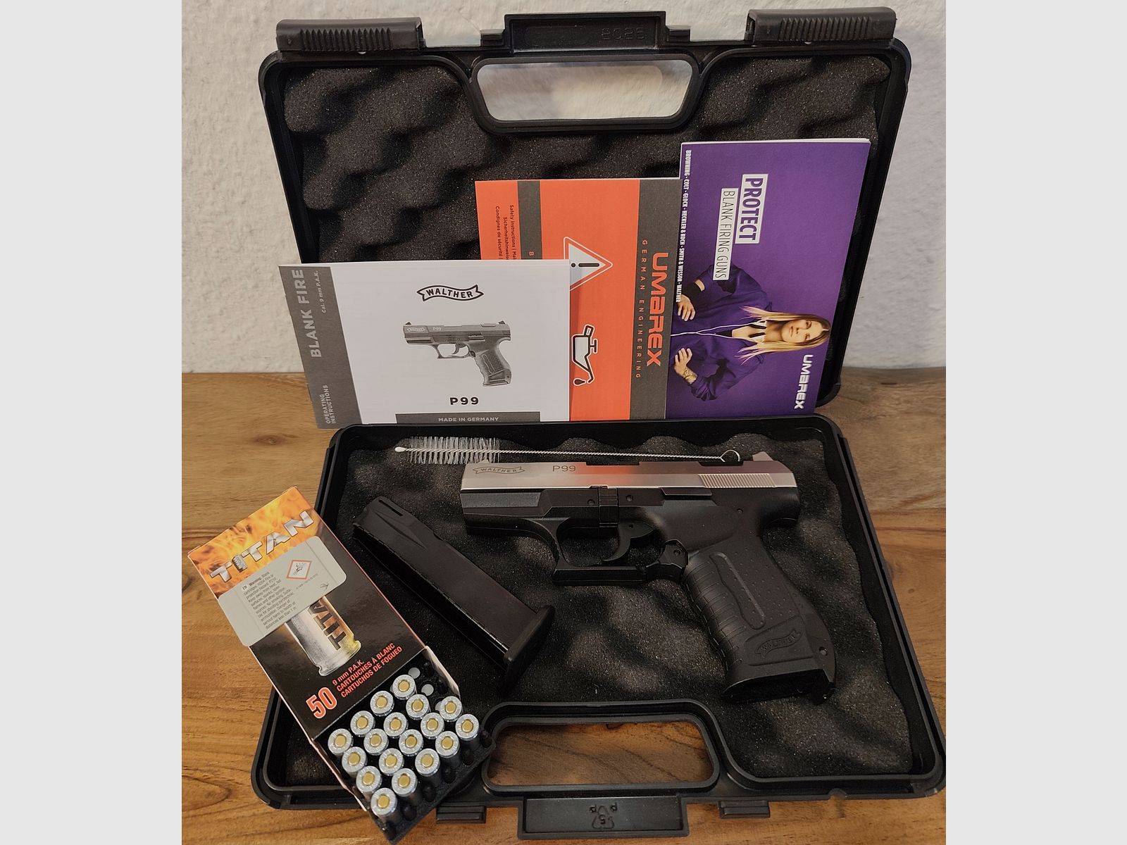 Wather P 99 Nickel kal. 9mm PTB 762 w stanie nowym