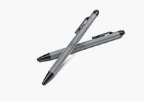 Glock Kugelschreiber „Combi Metal Black“ – Metall – Touchpen – blaue Mine