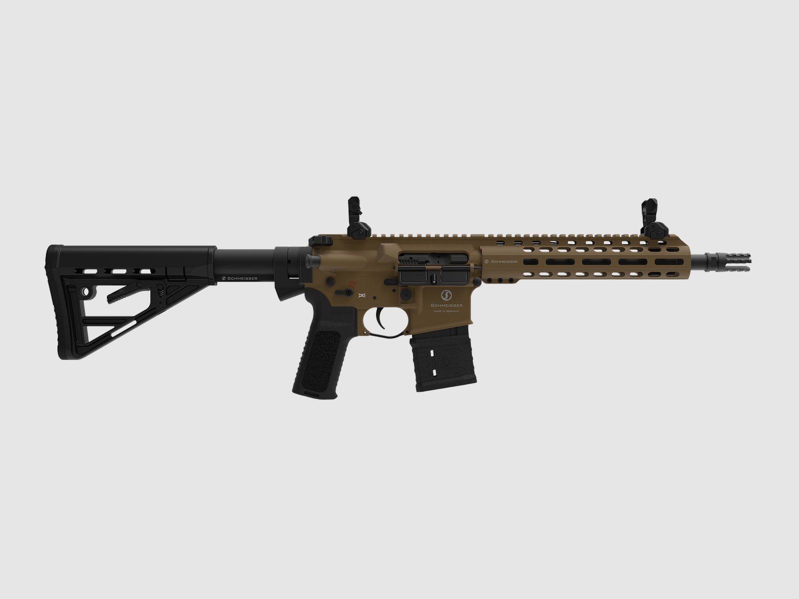 SCHMEISSER AR15 S4F Slim Line – CERAKOTE FDE / .223 Rem. / 10,5" | 267mm