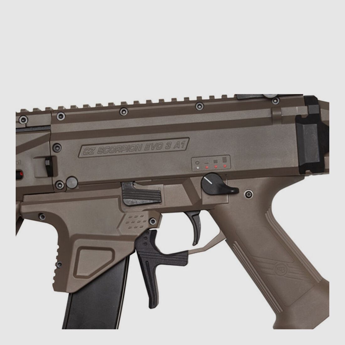 ASG CZ Scorpion EVO 3 A1 ATEK Airsoft S-AEG 6 mm BB FDE Dual Tone