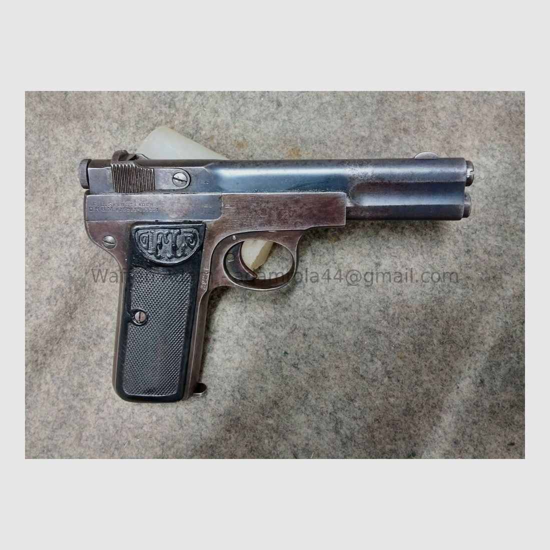 Langenhan / Suhl Pistolet d'armée modèle auto-chargeur