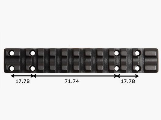 Rail Picatinny / Weaver Recknagel Browning X-Bolt Super Short