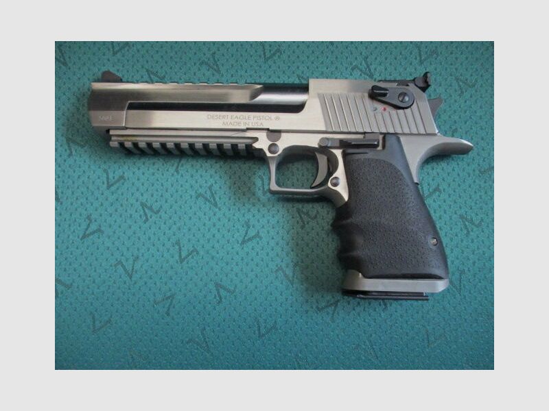 Desert Eagle Magnum Research Pistool roestvrij staal als nieuw .50AE Desert Eagle