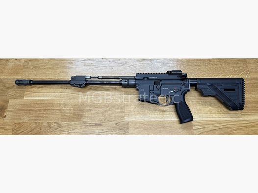 Heckler & Koch MR223 A3 Slim-Line 16.5" barrel - semi-automatic rifle .223Rem system HK416 / only 3.32 kg / barrel turned down / on request long handguard - completely customized according to your wishes